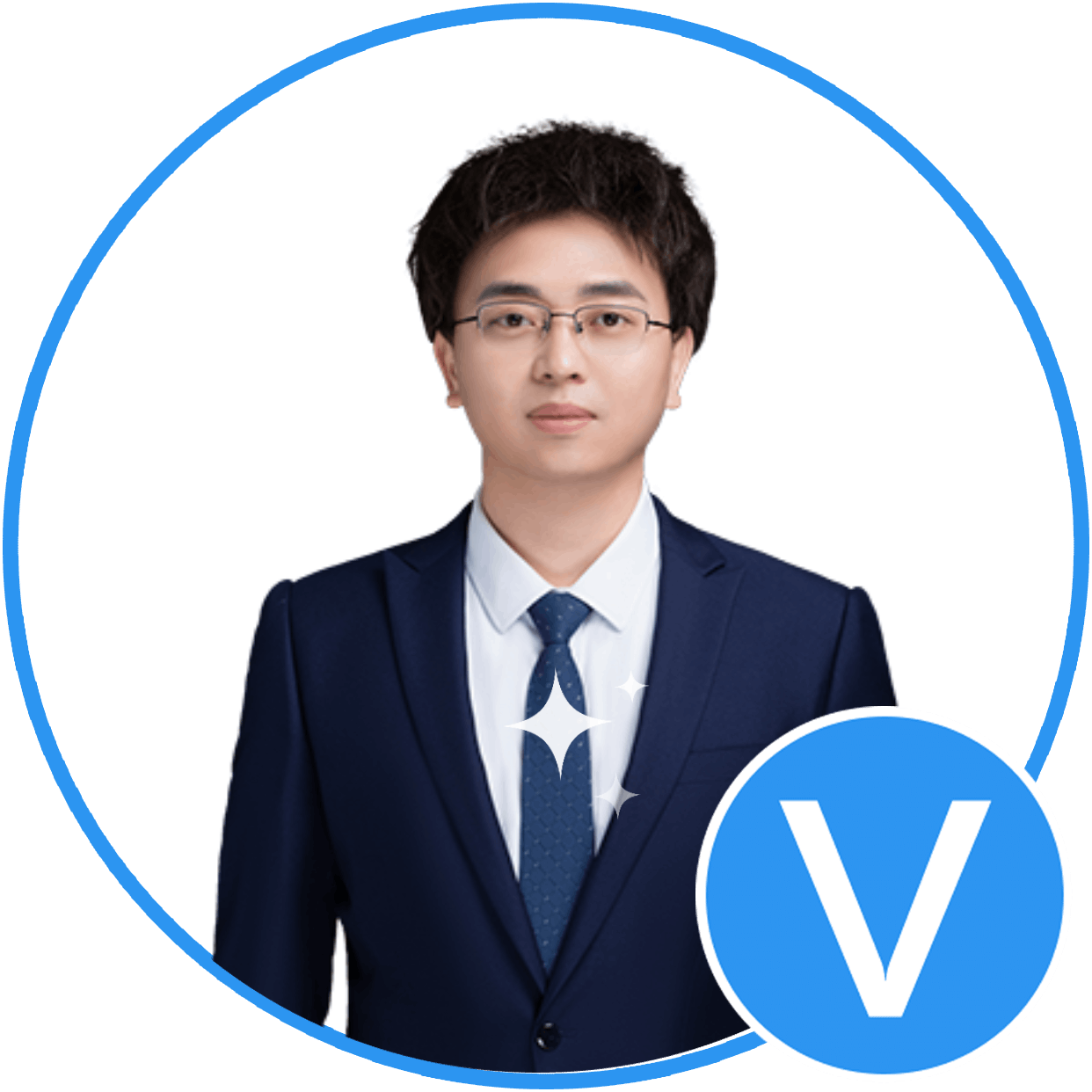 蓝色加V微信头像.gif
